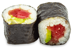 Maki atún con aguacate