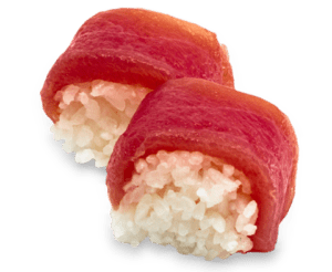 Roll cremoso de atún rojo